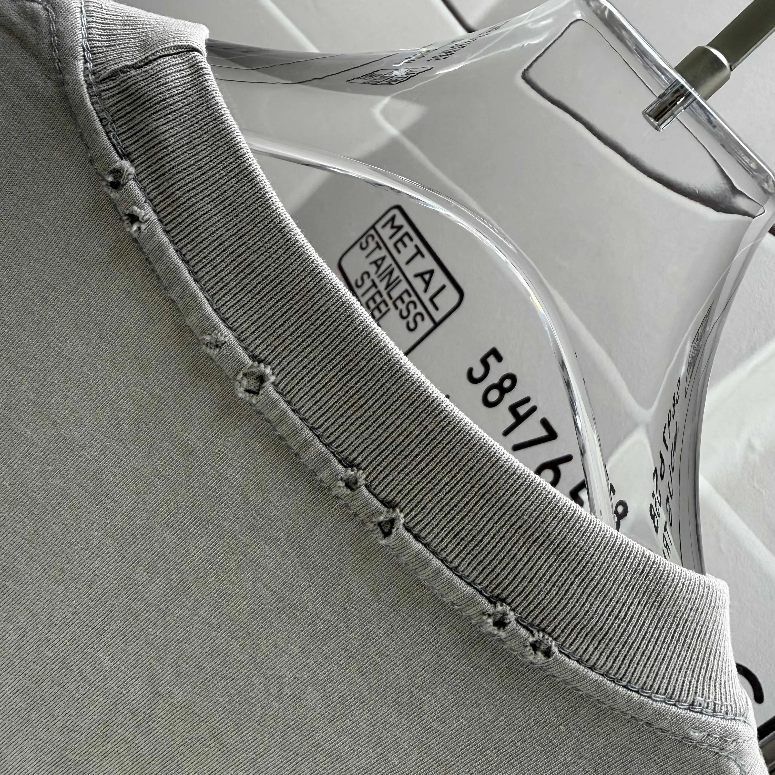 P160 Ston* islan* 石*岛 2025 autumn and winter new style, washed and worn 320g round neck short-sleeved tee, loose version for men and women, color: washed black, washed white, washed gray, washed brown gray Size: S M L XL XXL Size: S (90-130 catties) M (120-150 catties) L (140-165 catties) (160-180 catties) XXL (180-210 catties)